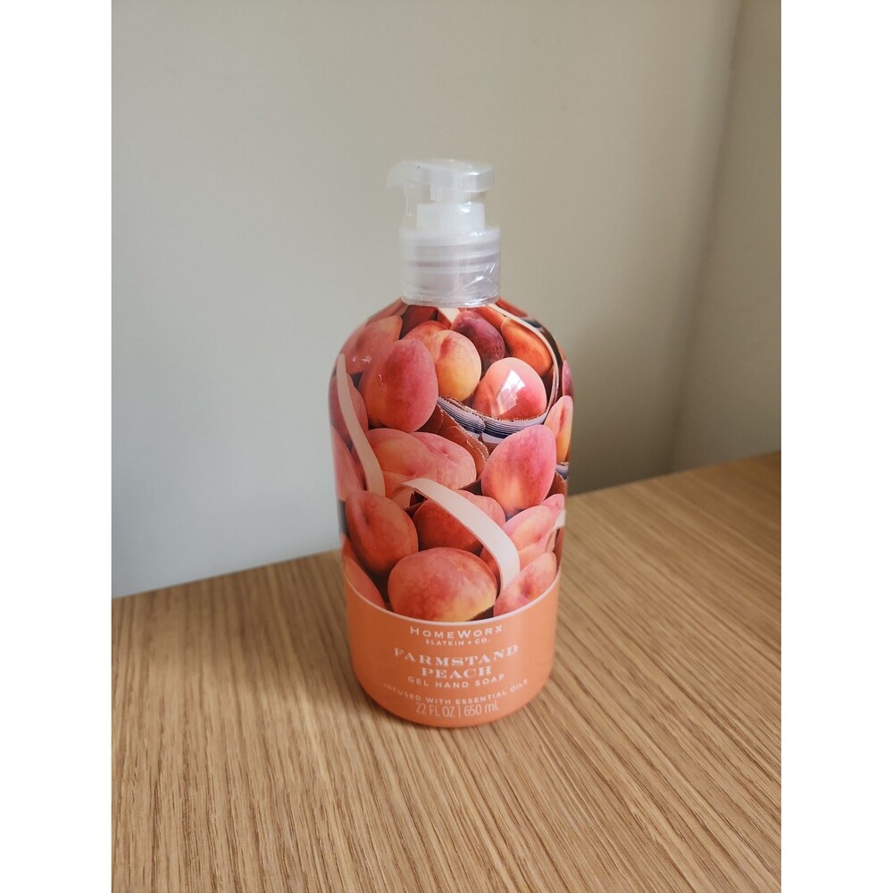 Homeworx "Farmstead Peach" Gel Hand Soap 22oz 650mL NEW